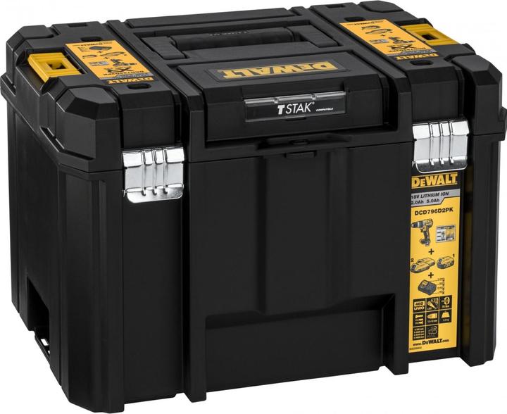 Productafbeelding DeWalt Klopboormachine 18V / DCD796NT / 2x 2Ah / 1x 5Ah