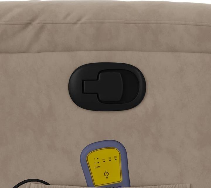 Produktbild VidaXL Massagesessel Taupe Mikrofasergewebe,Farbe: Taupe,Material