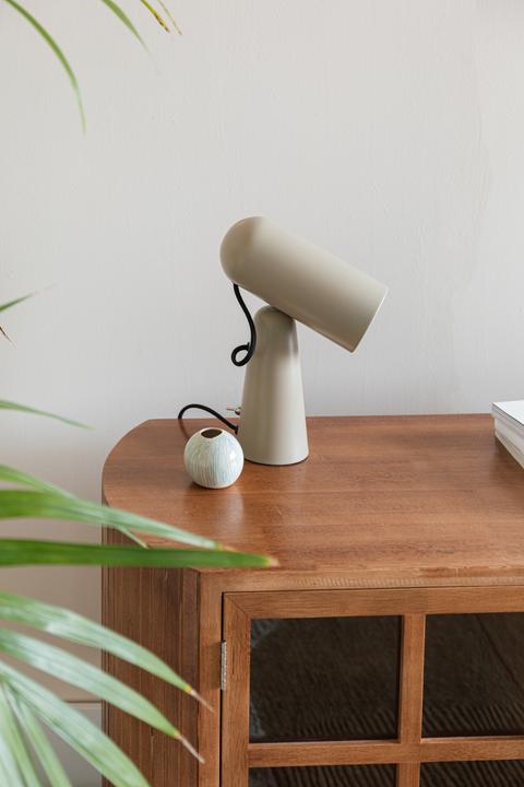Produktbild White Label Living Desk Lamp Vesper Beige (E27)