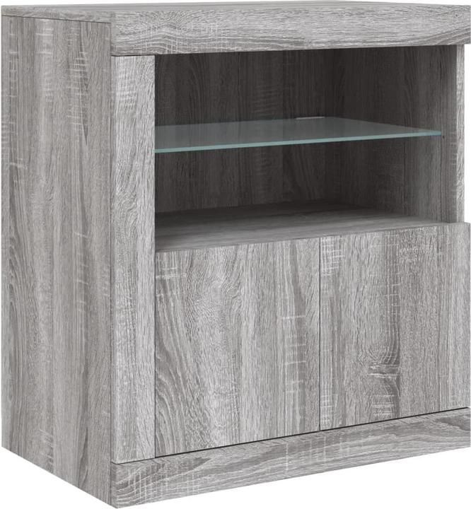 Image du produit vidaXL Sideboard avec éclairage LED (283 x 37 x 67 cm)