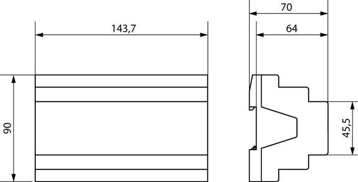 Actual product image Theben Dm 4 T Knx (Dimming actuator)