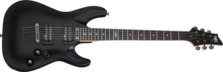Schecter Guitar Research Schecter SGR C-1 sähkökitara, Midnight Satin Black (Electric guitar, Maple)
