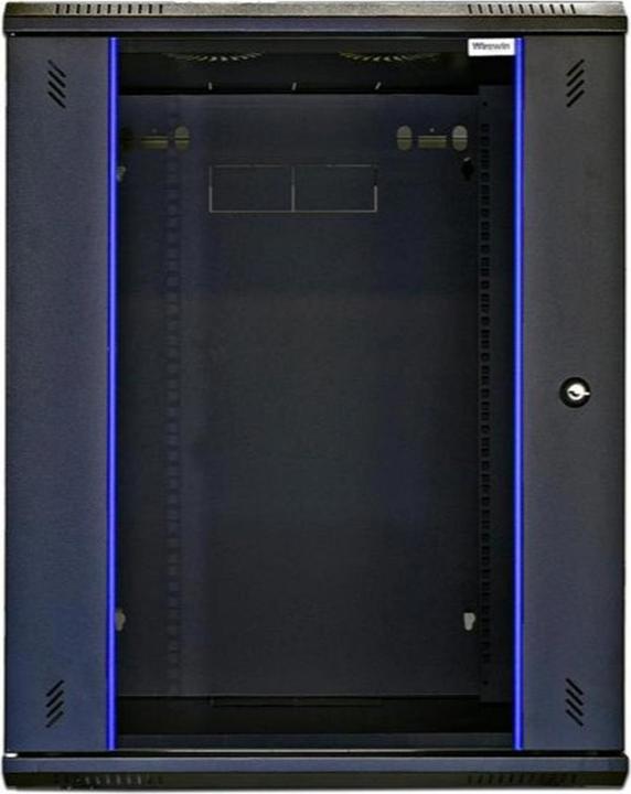 Immagine prodotto Wirewin Armadio a muro 600X600X15U Pro 2nd Gen 19 / 15U / Nero (15 HE, Rack da 19 pollici)