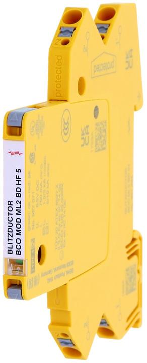 Productafbeelding Dehn Modulaire gecombineerde bliksemstroom- en overspanningsbeveiliging voor 1 dubbel wiel BCO ML2 BD HF