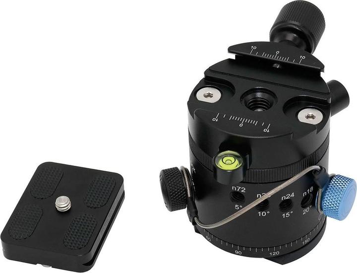 Produktbild Caruba Panoramakop Kliksysteem roterende topring & quick release (DH 55) (Panoramakopf)