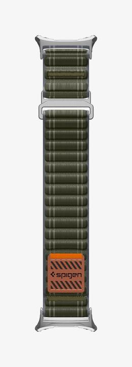 Produktbild Spigen - WBF0 - Samsung Galaxy Watch8 40mm/Watch8 44mm/Watch8 Classic - Green (20 mm, 22 mm, 46 mm, Fabric, Nylon)