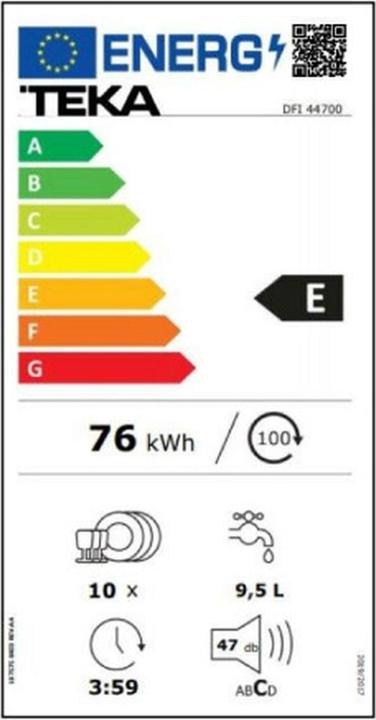 Energie-Label Teka DFI 44800