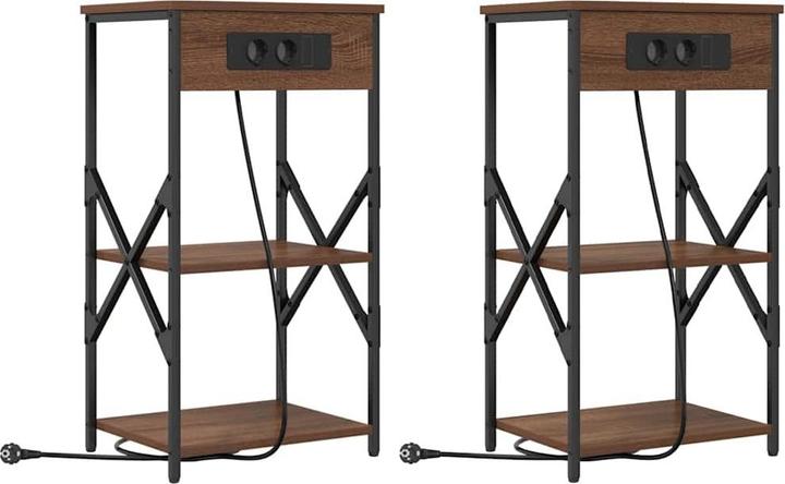 Produktbild vidaXL Nachttisch (31 x 41 x 76 cm)