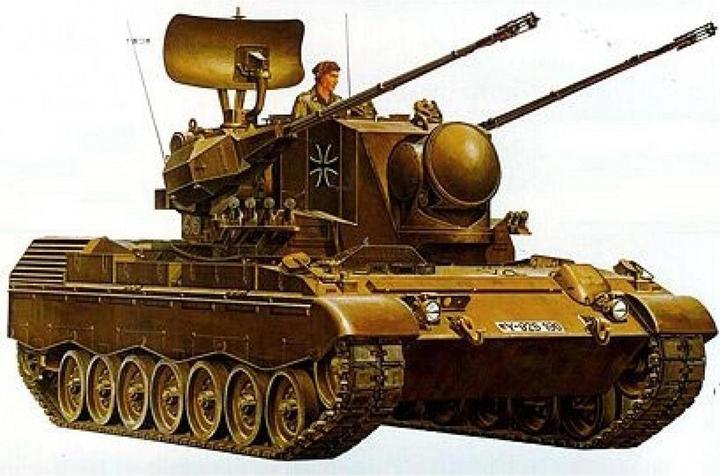 Actual product image Tamiya Flak tank cheetah