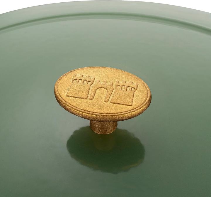 Produktbild Ballarini Bellamonte Cocotte 31 cm, oval, Grün (Bräter + Schmortopf, 31 x 15 cm)