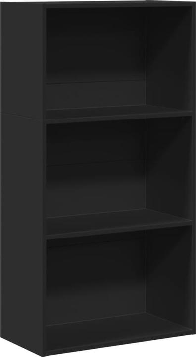 Actual product image VidaXL Bücherregal Standregal Büroregal Aktenregal Aufbewahrungsregal Schwarz (60 x 30 x 114 cm)