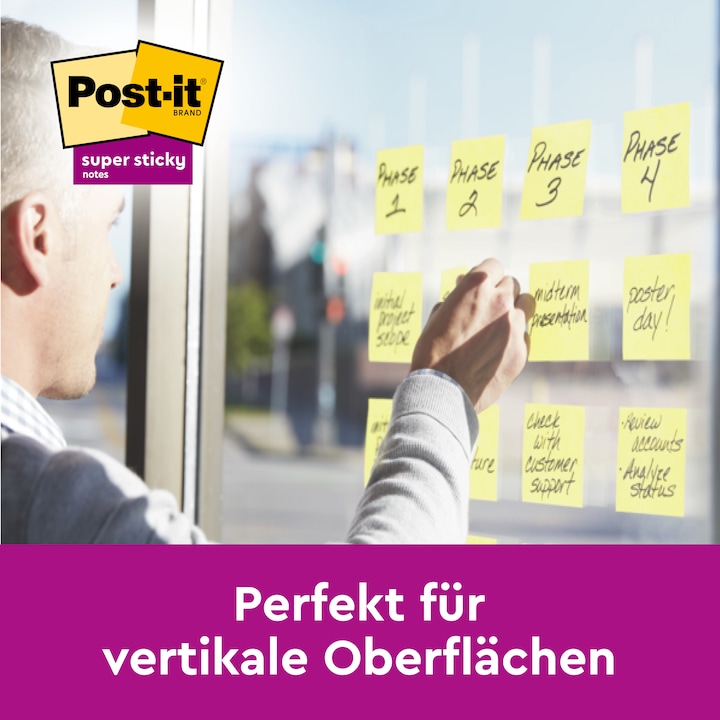 Actual product image Post-it Super Sticky (7.6 x 7.6 cm)