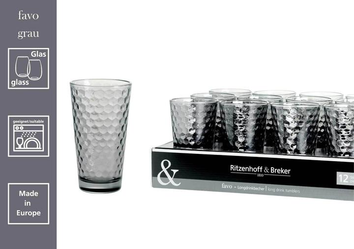 Produktbild Ritzenhoff & Breker Favo Longdrinkgläser (0.40 l, 6 x)