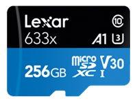 Produktbild Lexar High-Performance 633x (256 GB, microSDXC, U3, UHS-I)