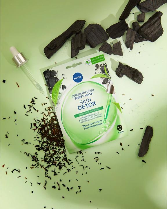Actual product image NIVEA Skin Detox Sheet Mask 1Pc.