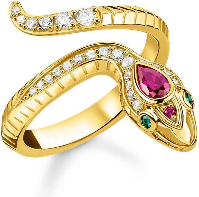 Produktbild Thomas Sabo Ring Schlange Gold (52, 925 Silber)
