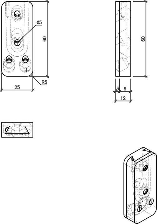 Actual product image Pitzl Wood connector HVP (Suspension connector, 1 pcs.)