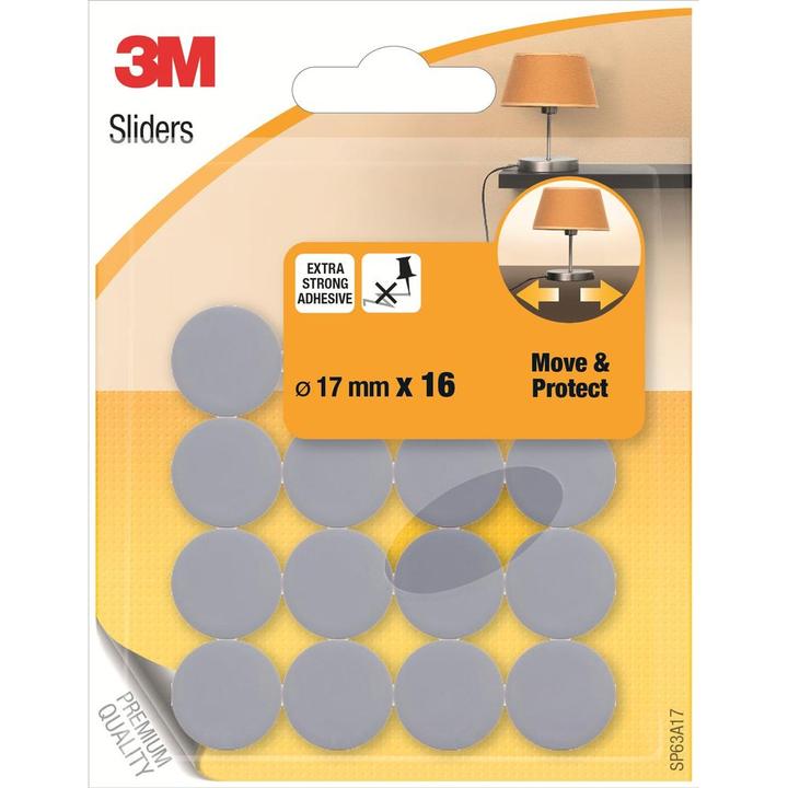 Produktbild 3M Sliders (Universalgleiter, 16 Stück)