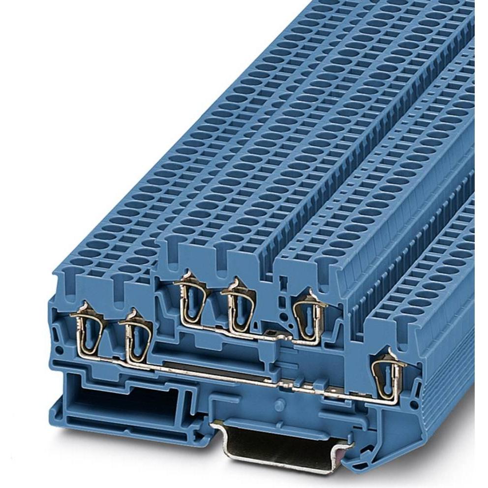 Phoenix Contact Blu Terminale Modulare Passante Sttb 2,5-Twin Bu 50 Pz., Cavo + Spina Elettrica,
