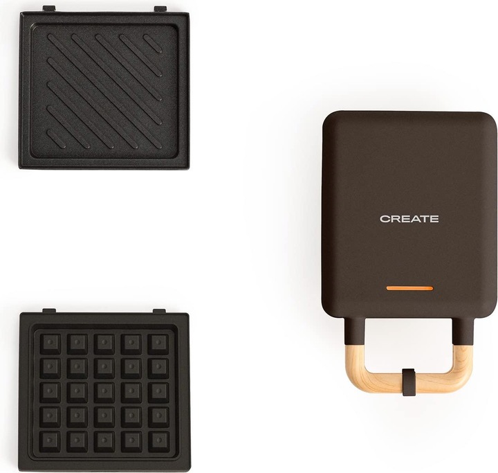 Actual product image Create STONE 2 IN 1 COMPACT - Sandwich and Waffle Iron