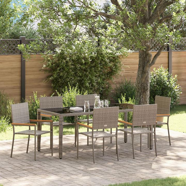 Actual product image vidaXL Garden dining set (190 cm)