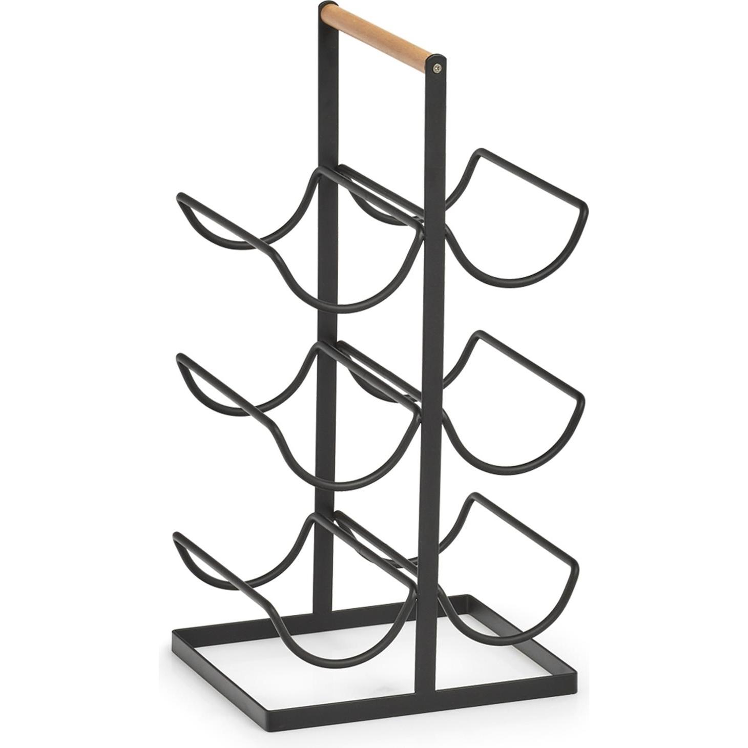 Zeller Present, Weinregal, Met (20 x 23 x 46 cm)