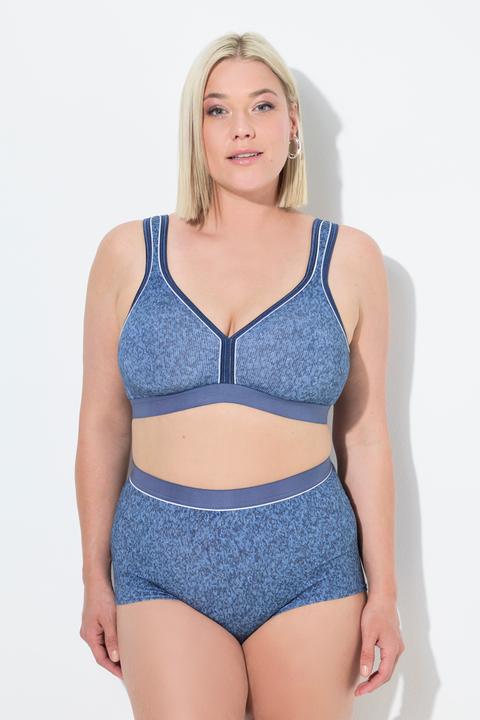 Produktbild Ulla Popken Minimizer, Denim-Optik, ohne Bügel, Cup C - D (105 D)