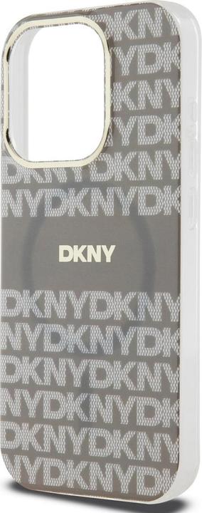 Immagine prodotto DKNY Custodia Magsafe con motivo a righe tonali in PC/TPU per iPhone 15 Pro Beige (Apple iPhone 15 Pro)