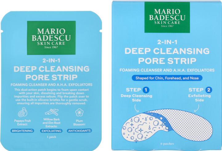 Actual product image Mario Badescu 2-In-1 Deep Cleansing Pore Strip