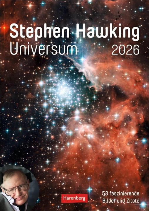 Actual product image Harenberg Stephen Hawking - Universum Wochenplaner 2026 - 53 faszinierende Bilder und Zitate
