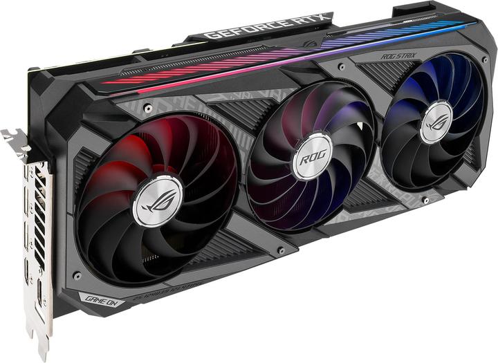 Productafbeelding ASUS ROG-STRIX-RTX3080-O12G-GAMING, HDMI, DP, Actief (12 GB)