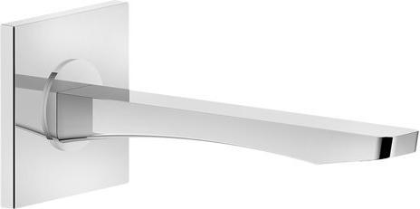 Actual product image Gessi Rilievo, washbasin wall spout with 1/2 connection, for separate single lever mixer, projection