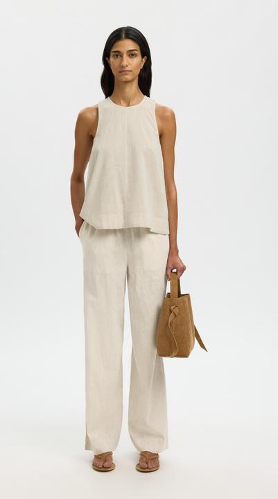 Immagine prodotto Selected Slfluisa Sl Linen Blend Top Noos (34)