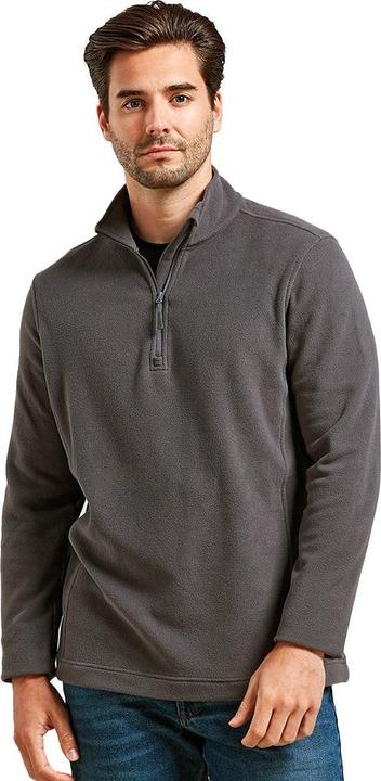 Actual product image Premier Unisex Adult Recyclight Quarter Zip Fleece Top (5XL)