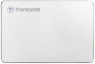 Productafbeelding Transcend Externe harde schijf HDD | | StoreJet | 1TB | USB 3.1 | Kleur Zilver | TS1TSJ25C3S (1 TB)