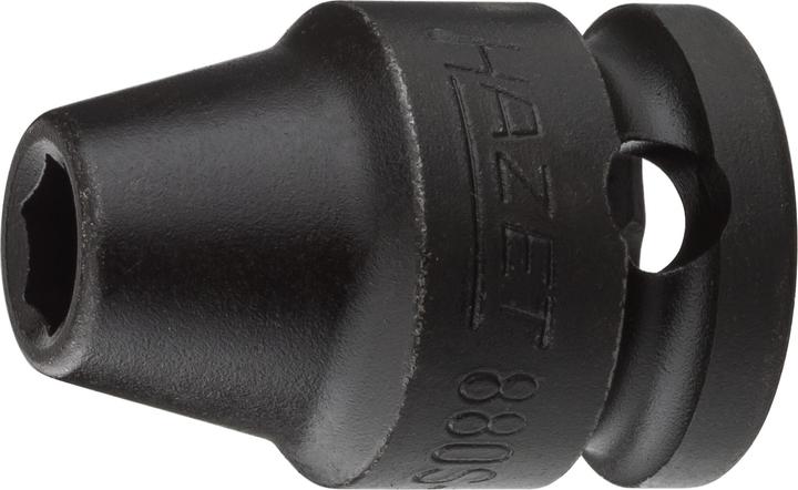 Image du produit HAZET Douille à chocs ∙ 6 pans 880S-6 ∙ Carré creux 10 mm (3/8 pouce) ∙ Profil Traction à 6 pans ex… (6 mm)