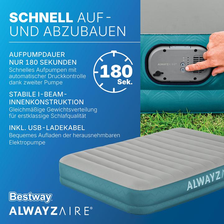 Actual product image Bestway AlwayzAire (152 x 203 cm)