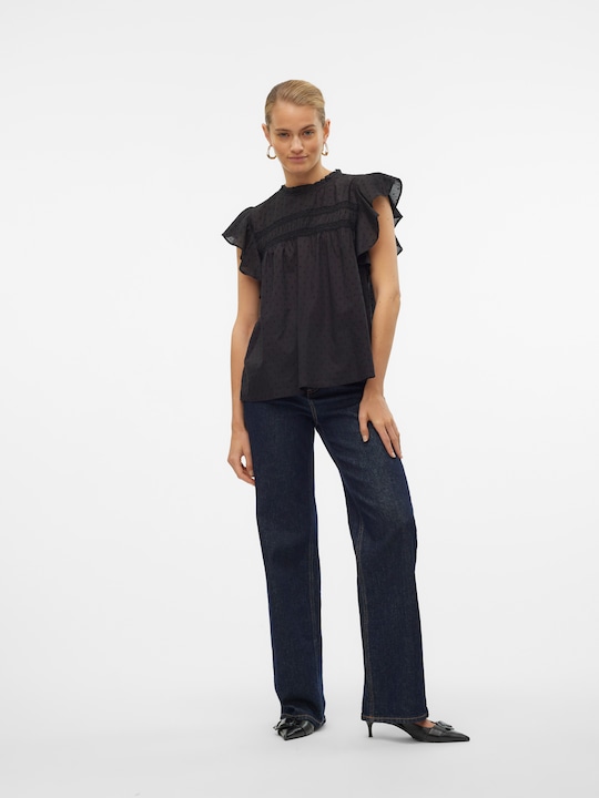 Image du produit Vero Moda Vmtrine Sl Lace Top Wvn Ga Noos (XS)