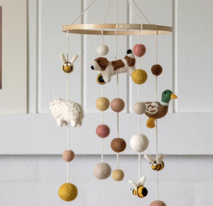 Image du produit Gry & Sif Mobile mit Bauernhoftieren