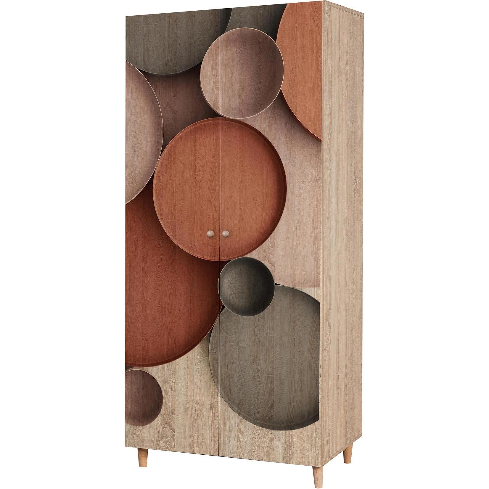 Homitis, Kleiderschrank, Lidya (90 x 192 x 52 cm)