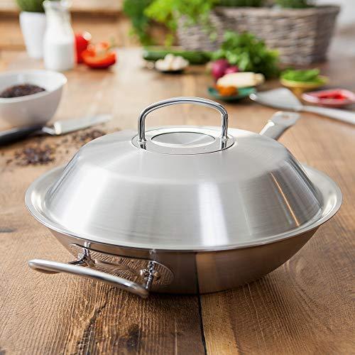 Produktbild Fissler Wok Profi Collection pan 30cm (30 cm, Wok Pfanne, Edelstahl)