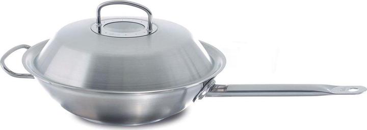 Produktbild Fissler Wok Profi Collection pan 30cm (30 cm, Wok Pfanne, Edelstahl)