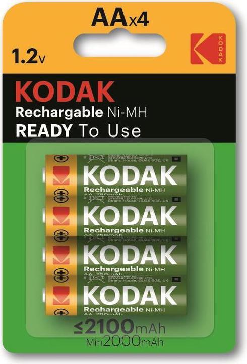 Image du produit Kodak pile AA (4 pcs, AA, 2100 mAh)