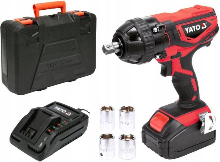 Actual product image Yato impact wrench YT-82804 18V 1/2 300Nm 1x2,0Ah LI-ION