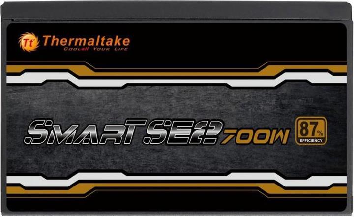 Produktbild Thermaltake SUPPLY ATX 700W SMART SE2 BLACK 87% EFFICIENCY/SEMI MODULAR/FAN 140MM PS-SPS-070 (700 W)