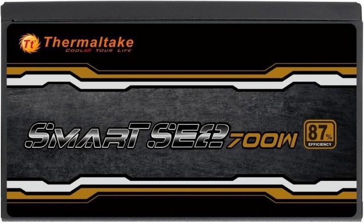 Immagine prodotto Thermaltake ALIMENTAZIONE ATX 700W SMART SE2 NERO 87% EFFICIENZA/SEMI MODULARE/VENTOLA 140MM PS-SPS-070 (700 W)