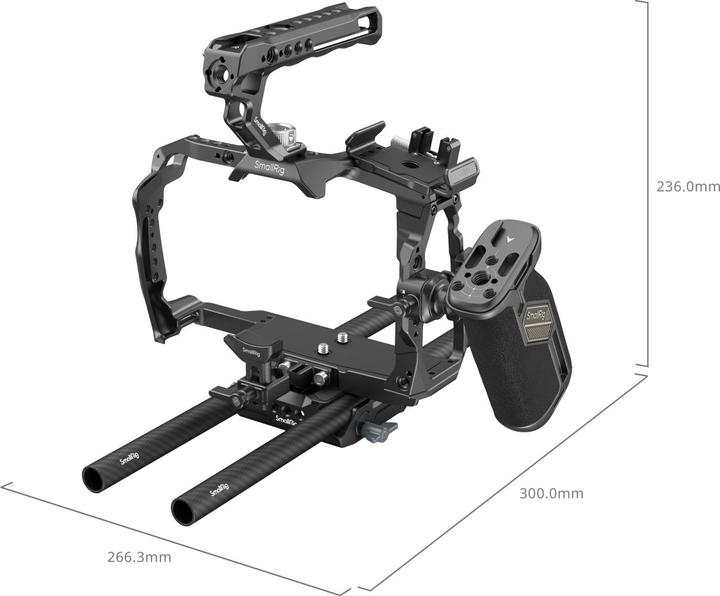 Produktbild SmallRig Advanced Cage Kit (Cage, Griff, Schnellwechselplatte)