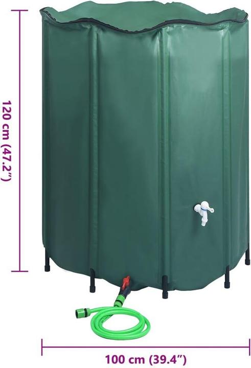 Produktbild vidaXL Wassertonne (1000 l)