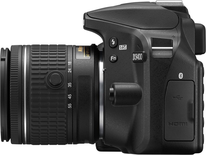 Actual product image Nikon D3400 Kit incl. bag & 8GB SD card (24.20 Mpx, APS-C / DX)
