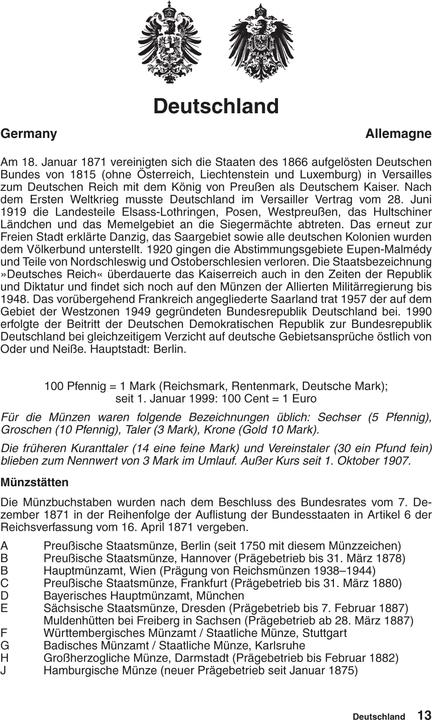 Actual product image Kleiner deutscher Münzkatalog (German, Günter Schön, 2025)